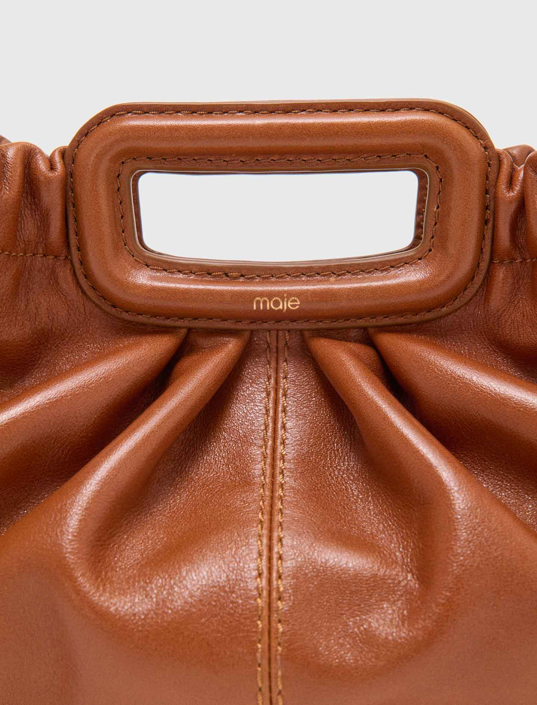Clutch Milpli de cuero liso