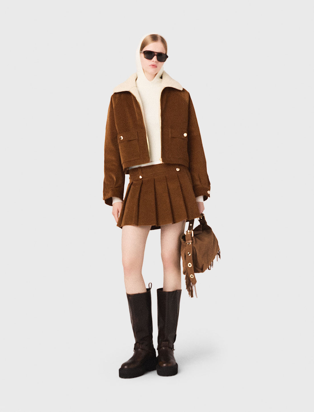 Chaqueta corta de pana