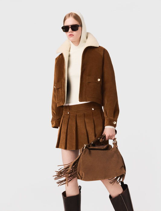 Chaqueta corta de pana