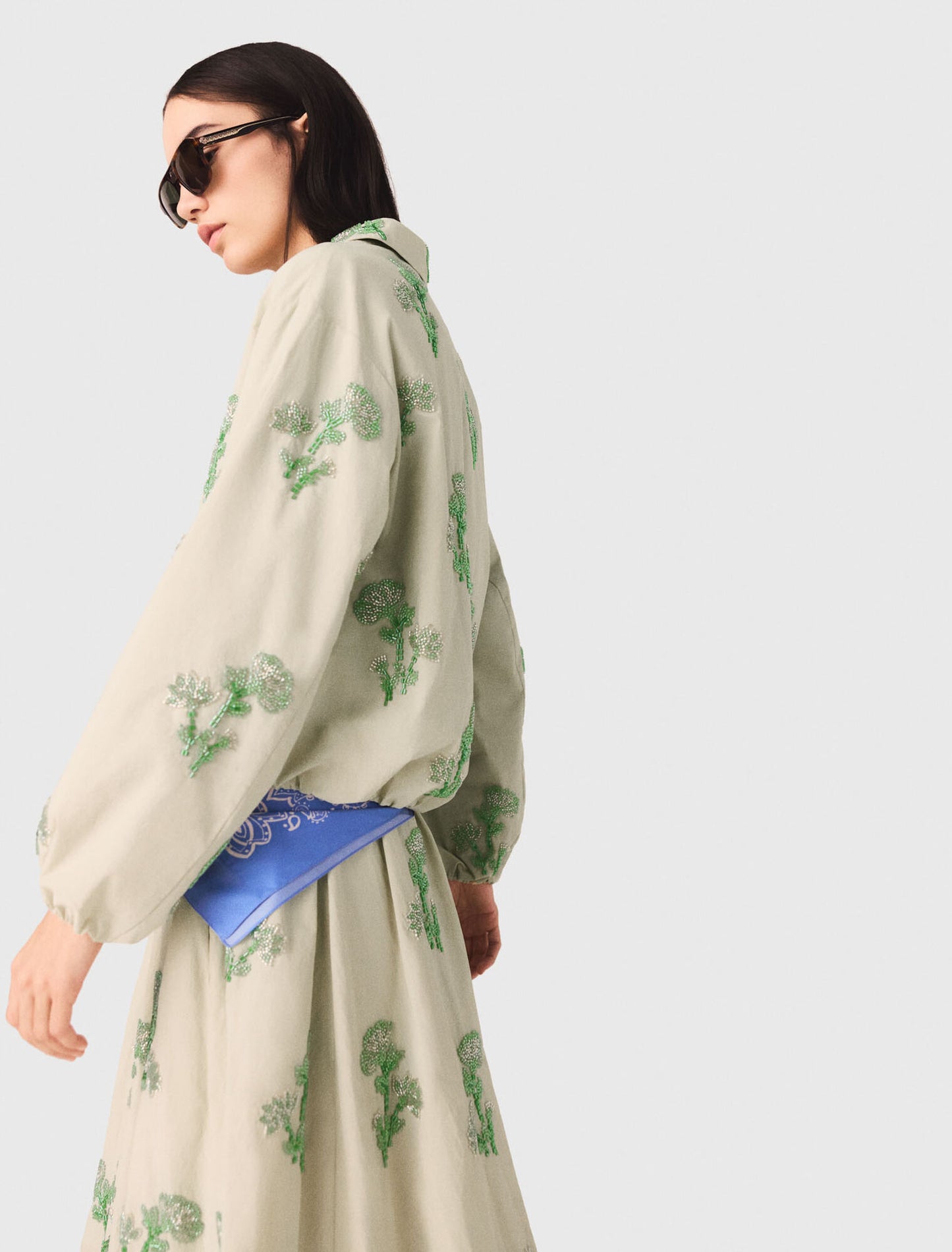 Bomber técnica bordada