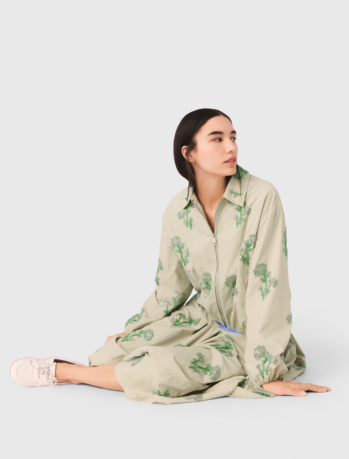 Bomber técnica bordada