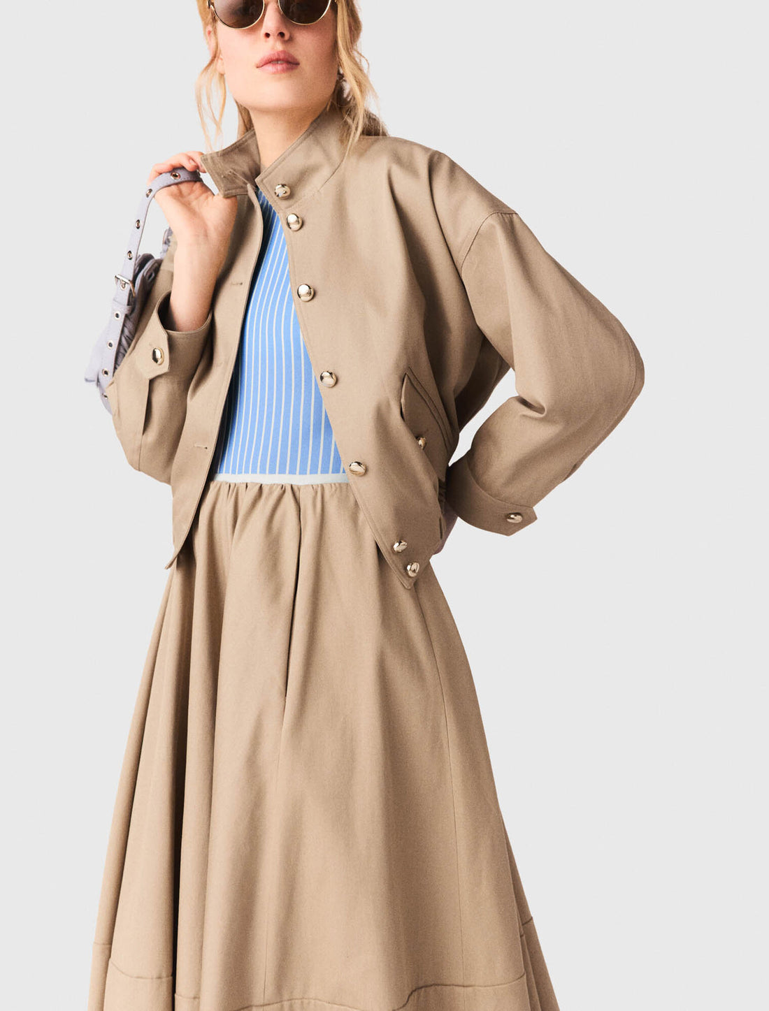 Cazadora bomber de algodón