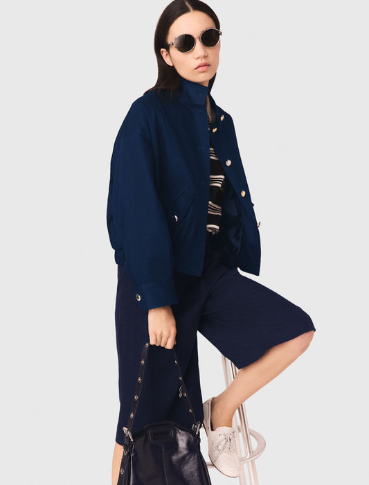 Cazadora bomber de algodón