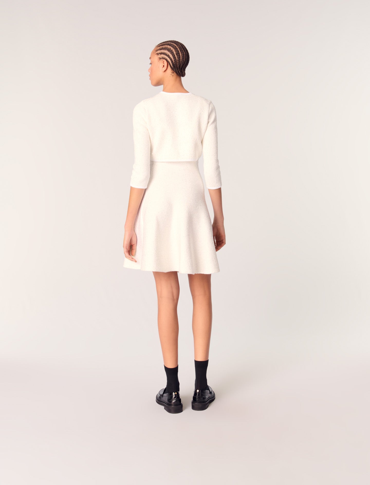 Cárdigan corto de estrás