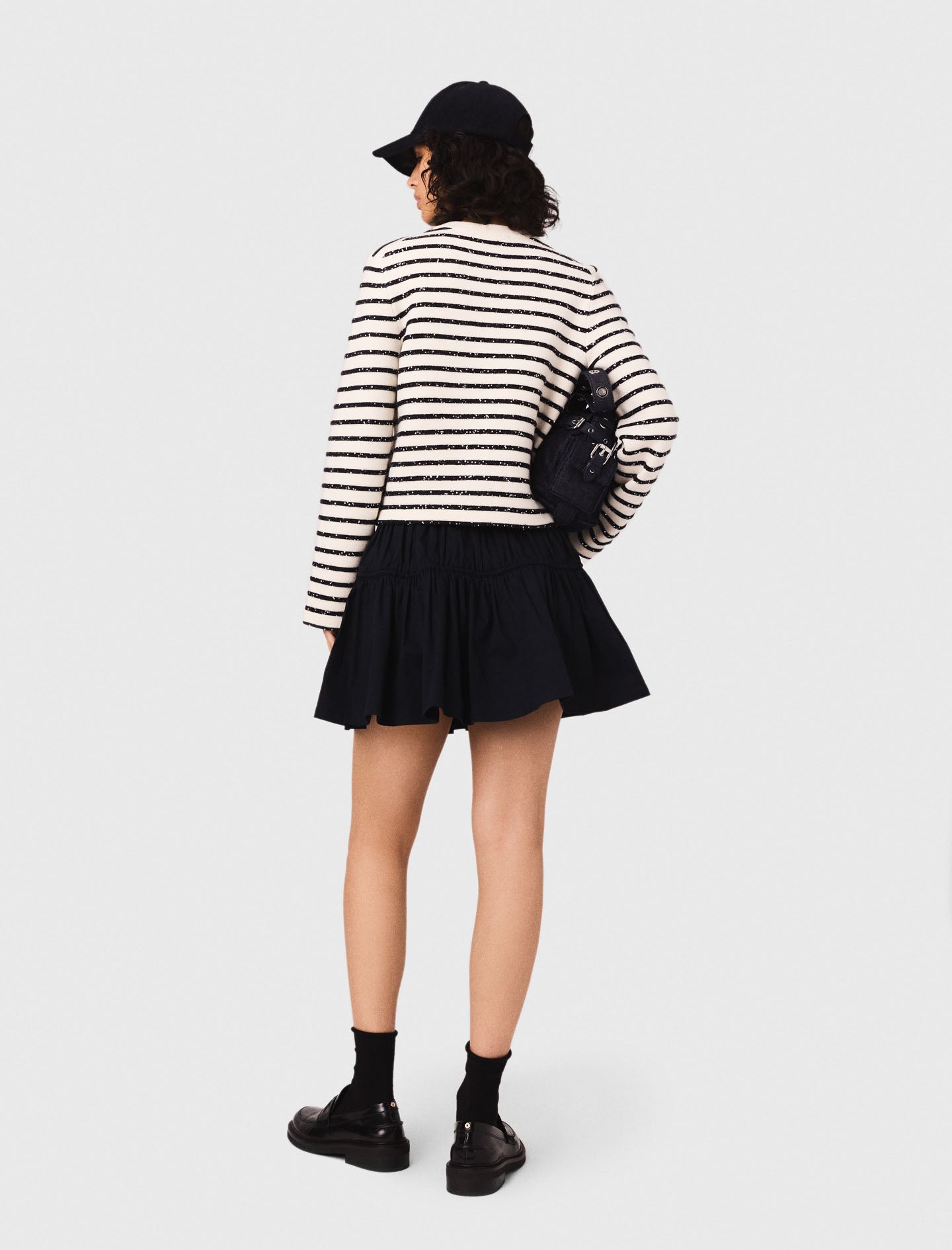 Cárdigan de rayas Maje