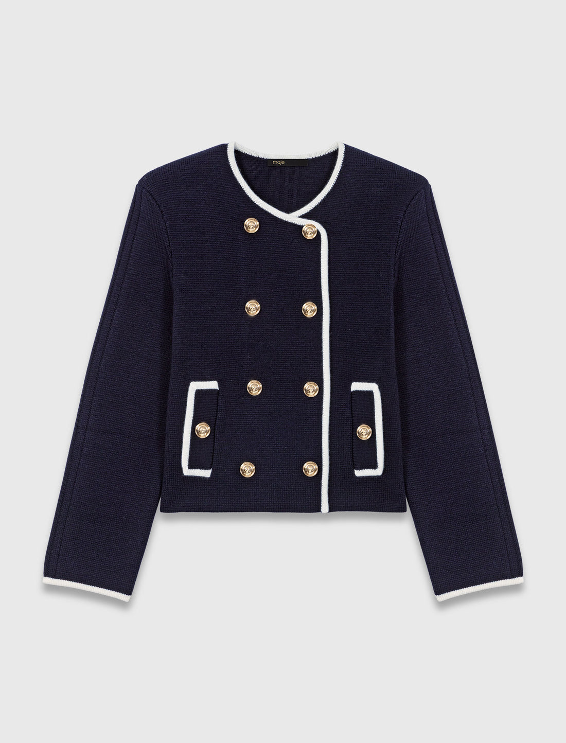 Chaqueta estructurada de punto