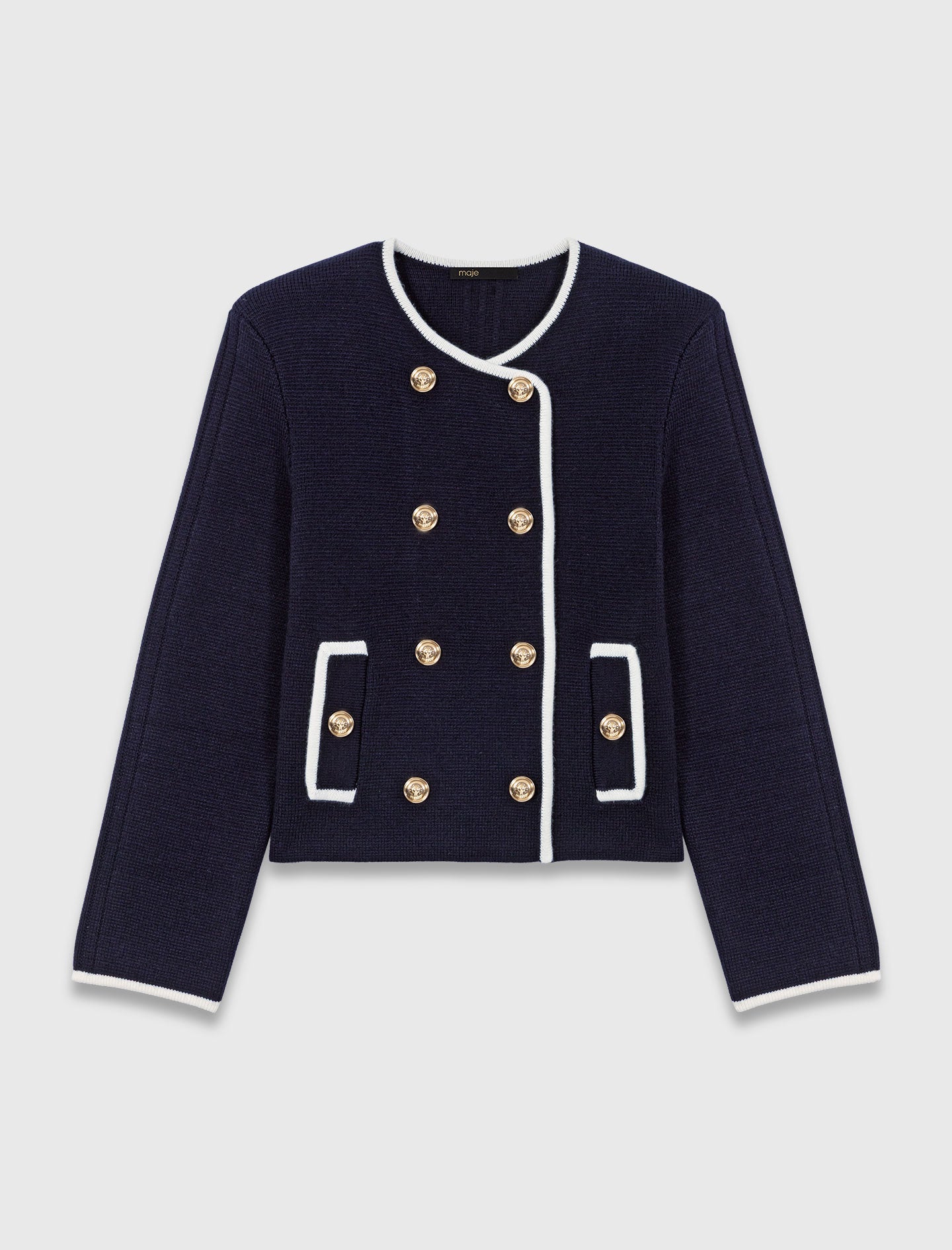 Chaqueta estructurada de punto