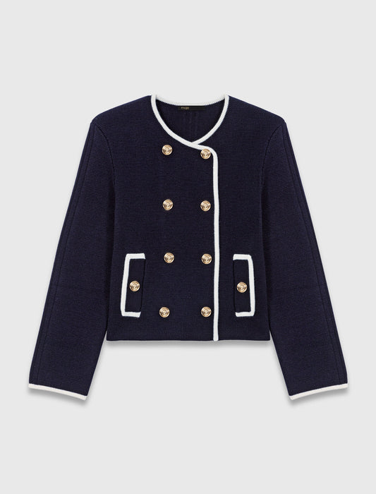 Chaqueta estructurada de punto