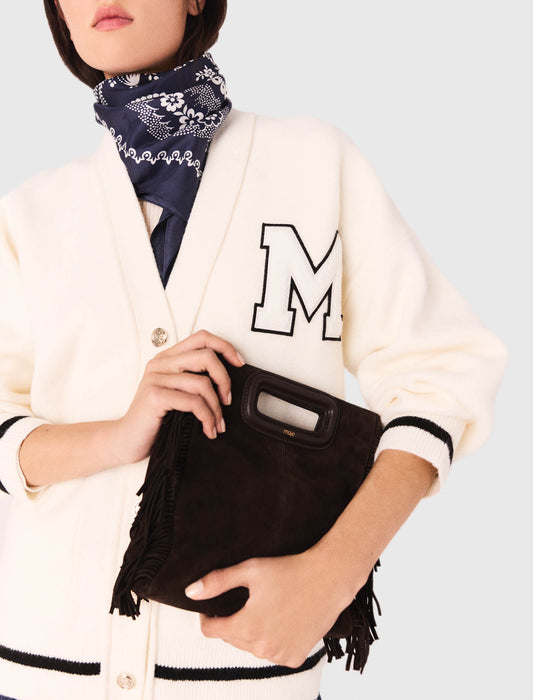 Cárdigan largo con bordado