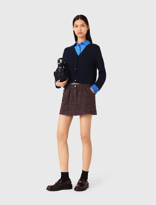 Cárdigan con detalles desmontables