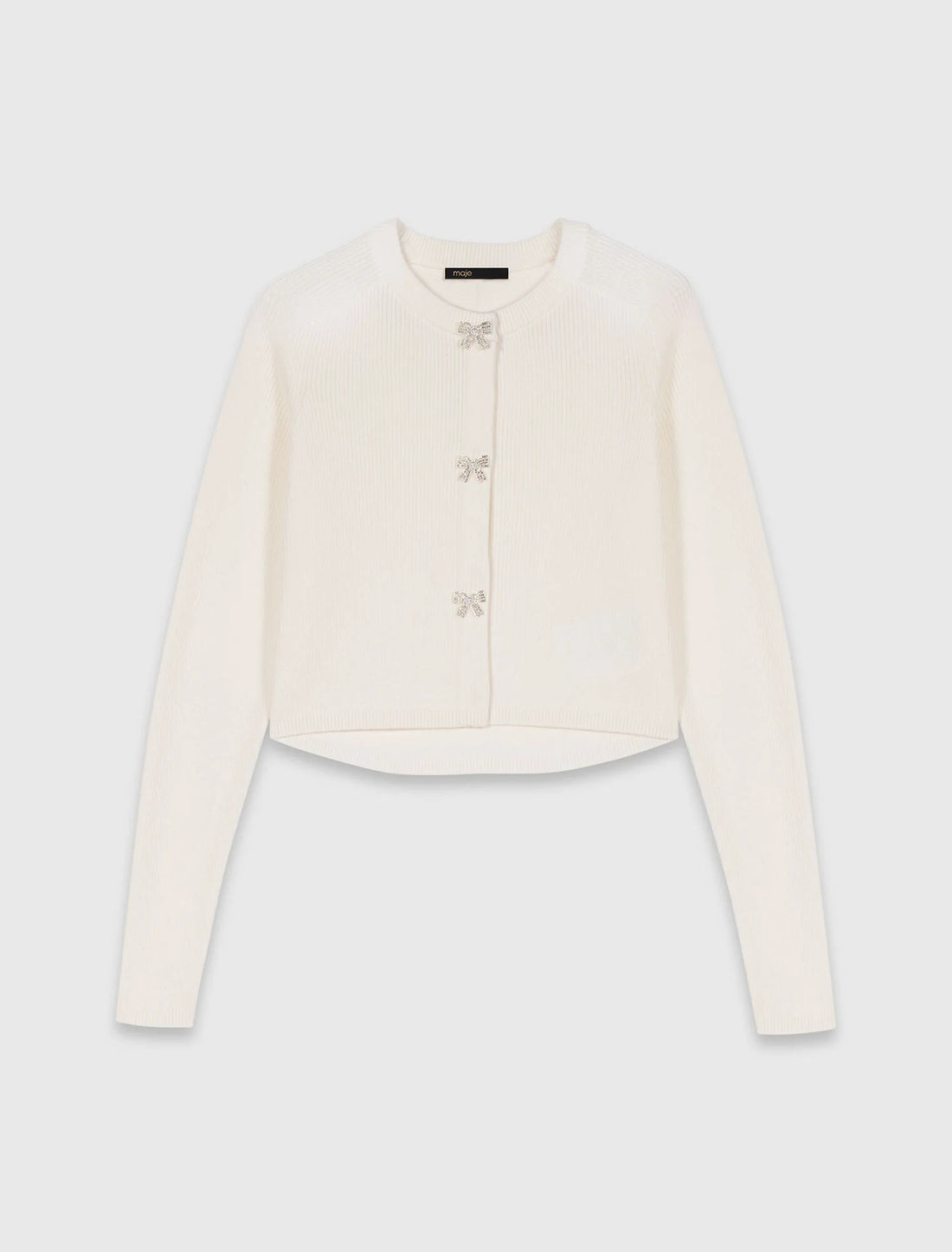 Cárdigan con botones lazo joya