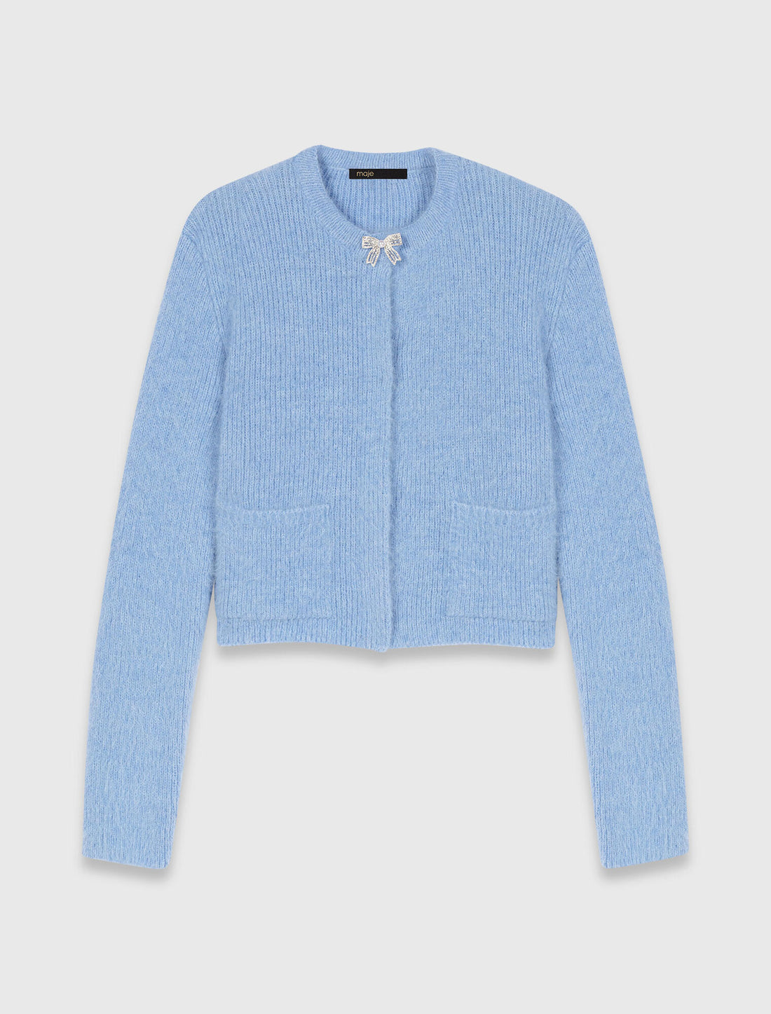 Cárdigan con lazo joya