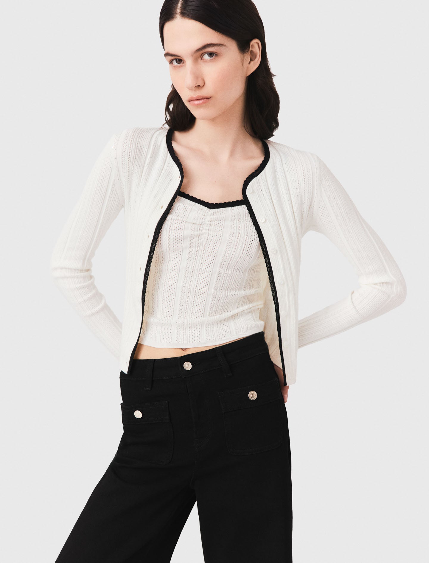 Twinset de punto calado