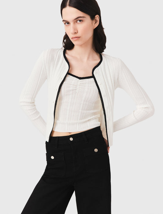 Twinset de punto calado