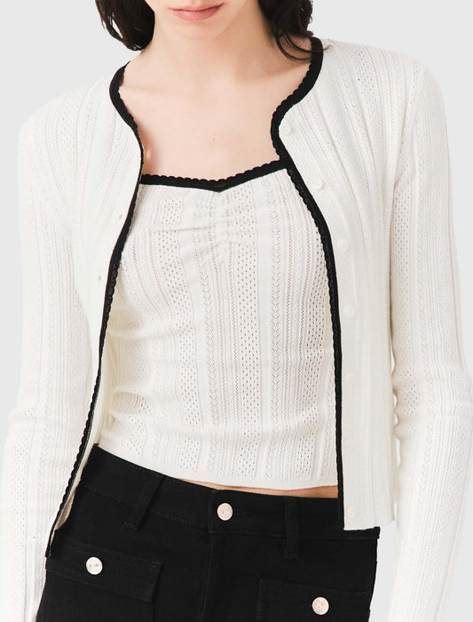 Twinset de punto calado
