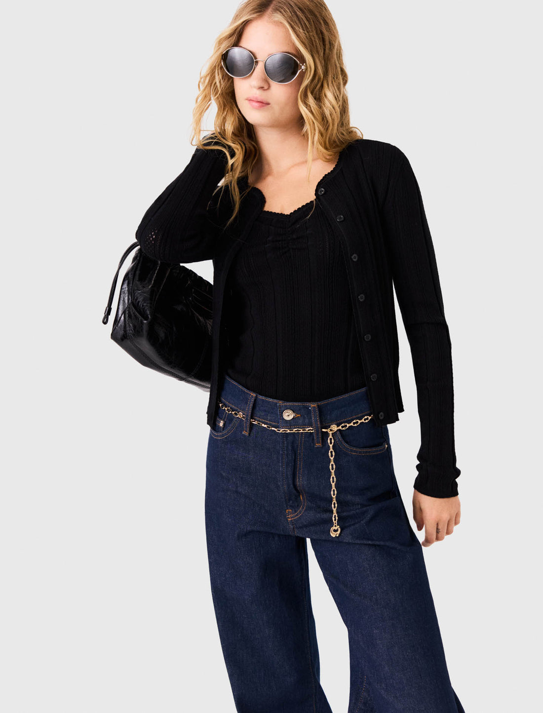 Twinset de punto calado