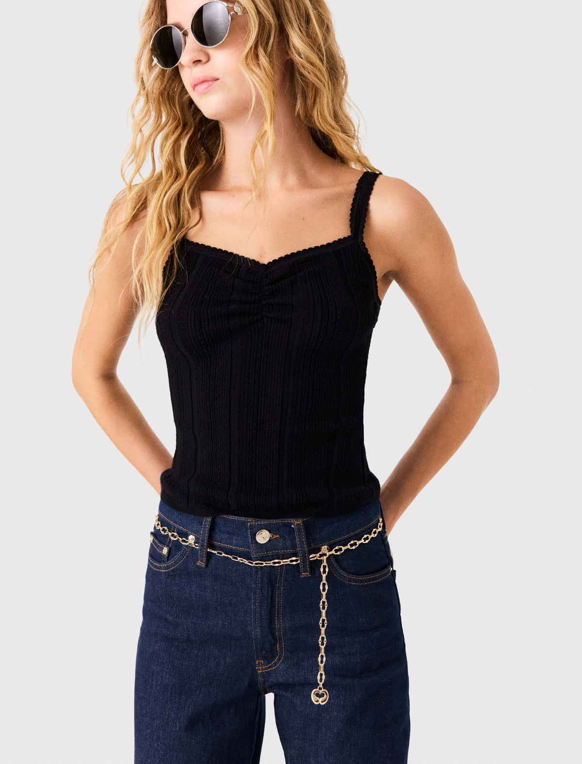 Twinset de punto calado