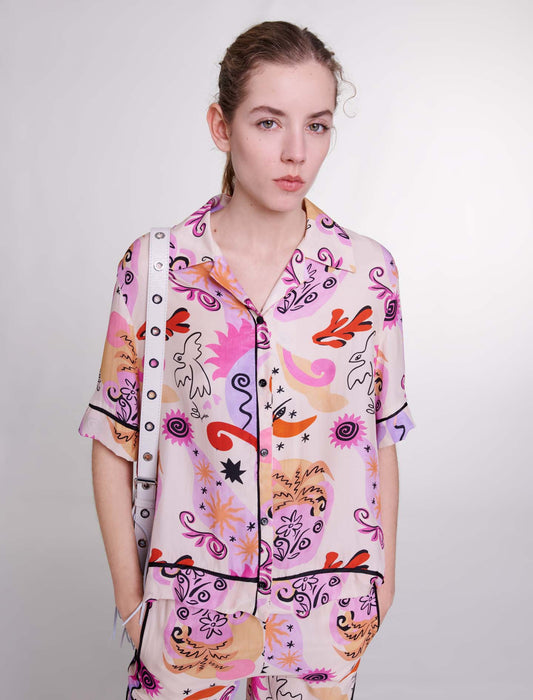 Camisa de seda