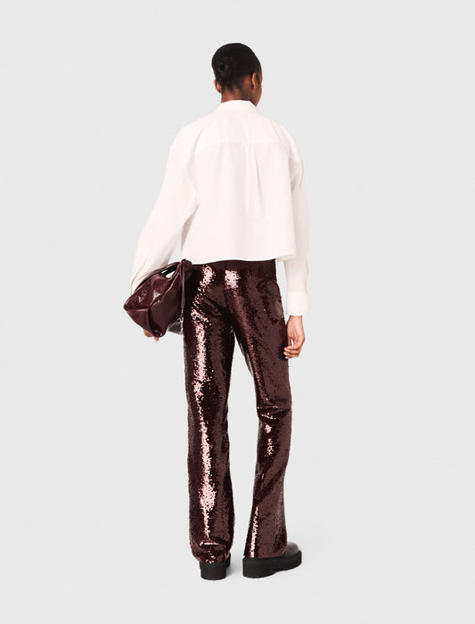 Camisa corta con detalles joya