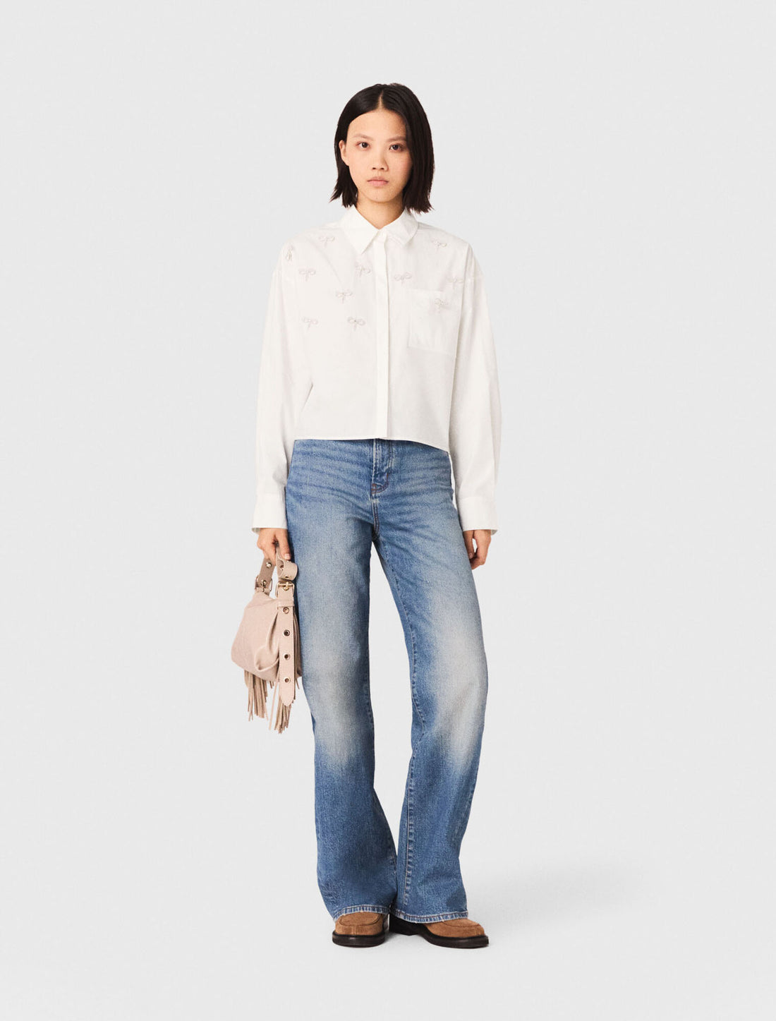 Camisa con detalles joya