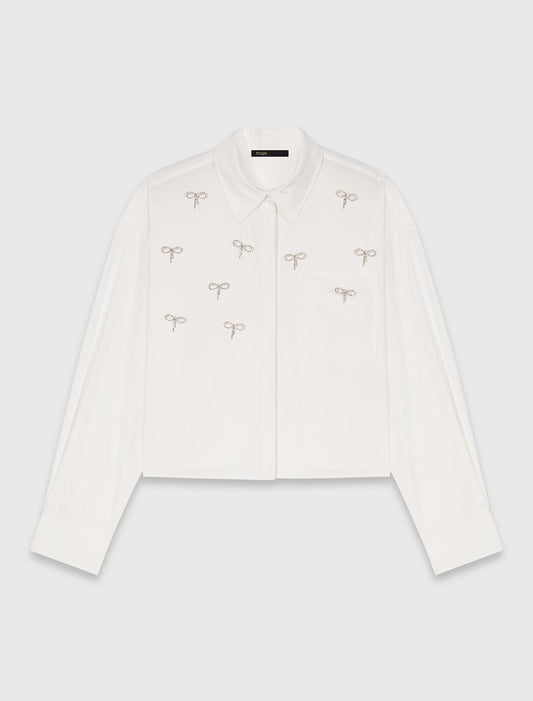 Camisa con detalles joya