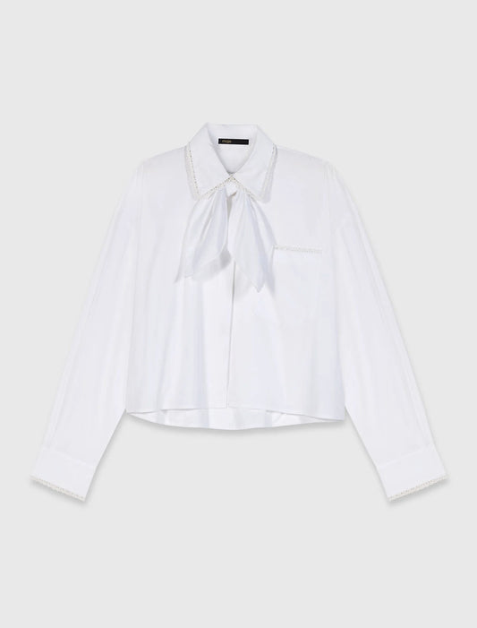 Camisa con cuello croquet