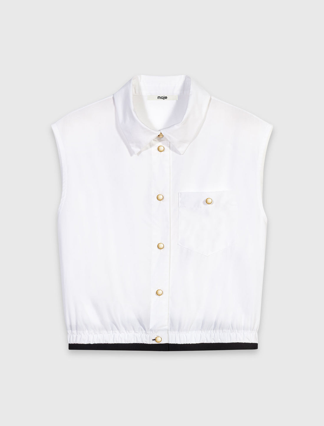 Camisa corta sin mangas