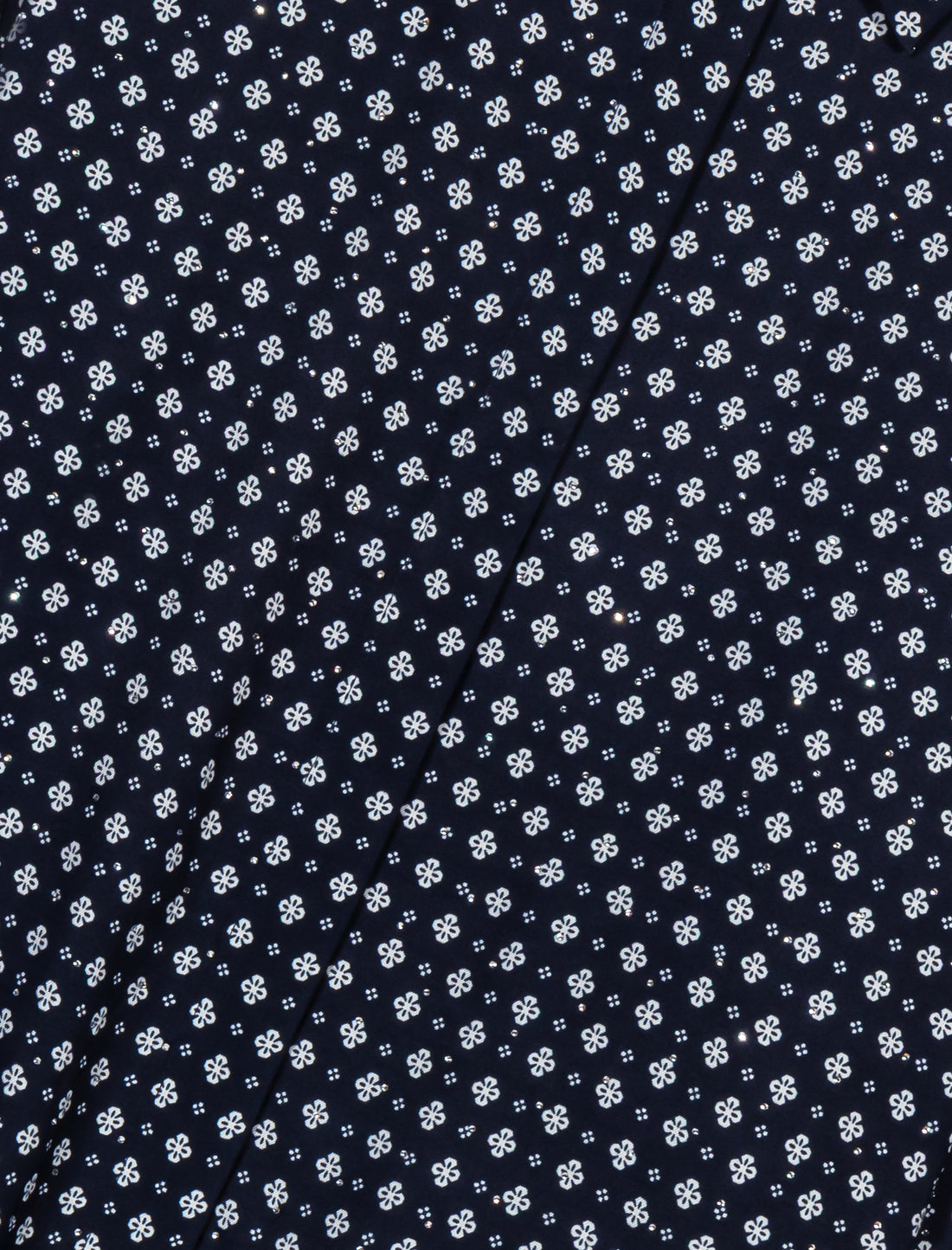Camisa estampada con pedrería