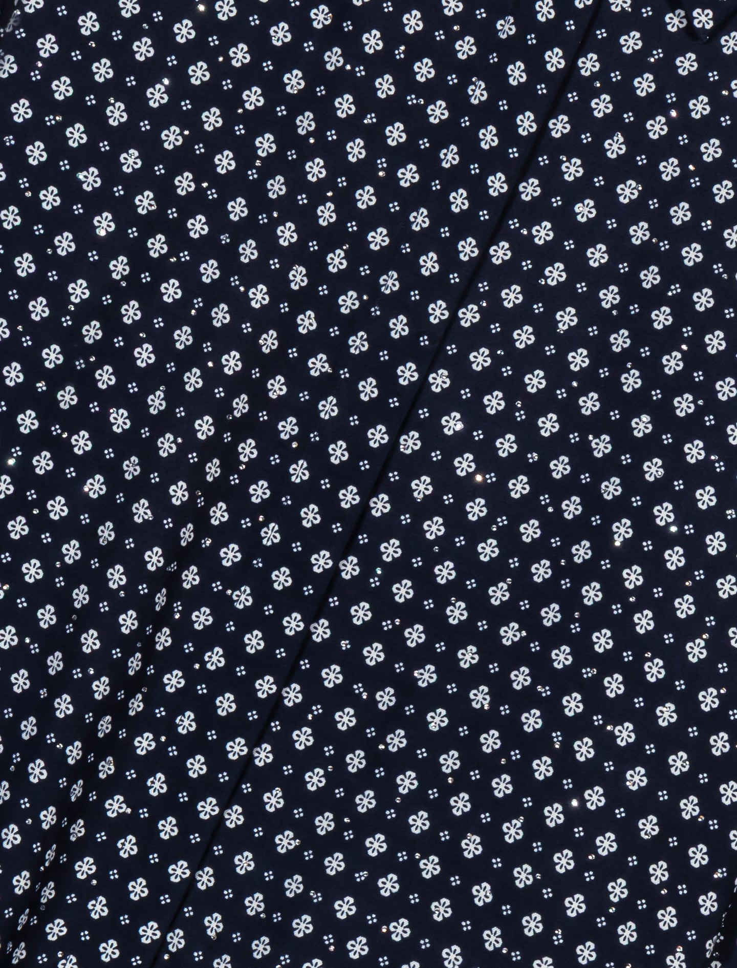 Camisa estampada con pedrería