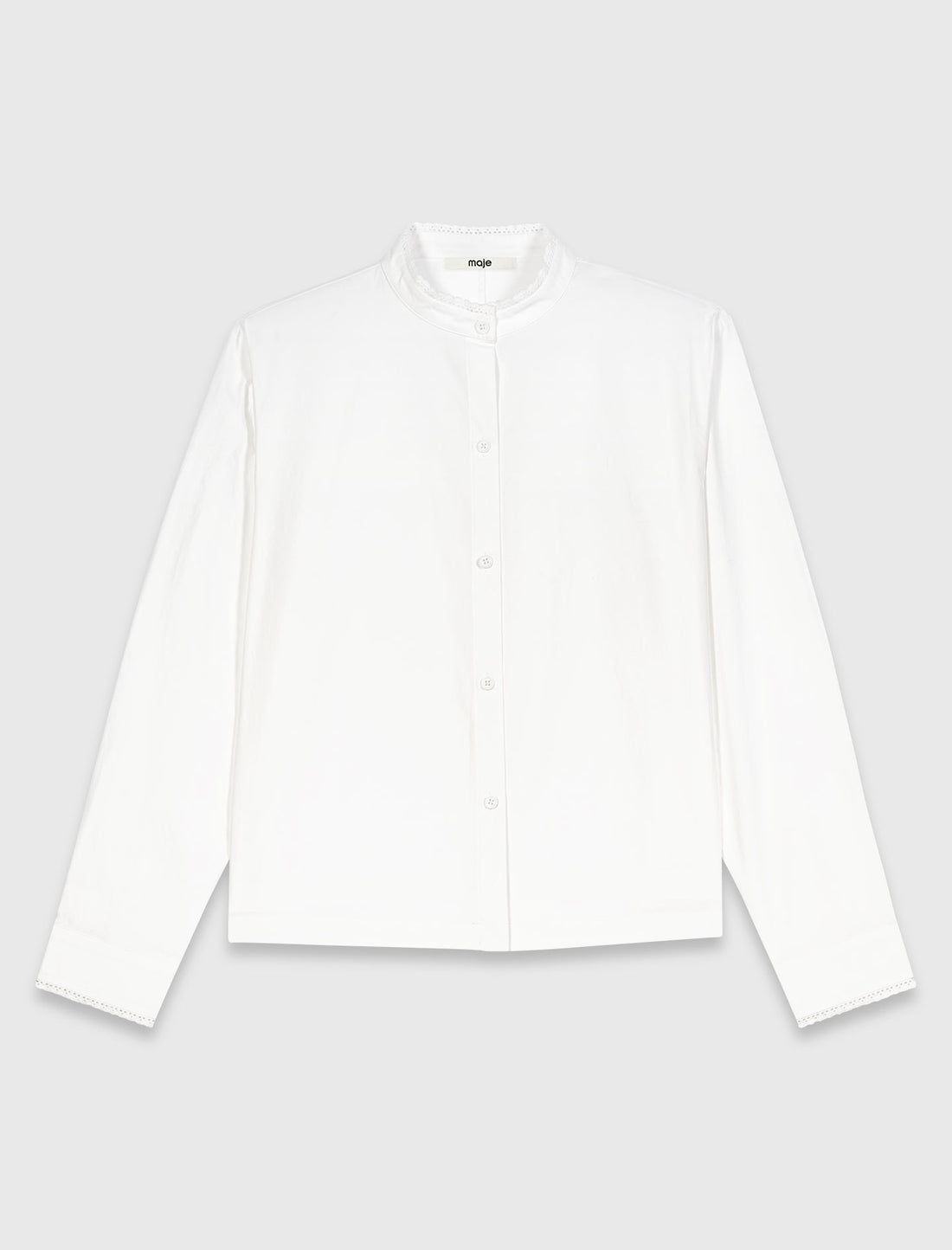 Camisa con lazo desmontable