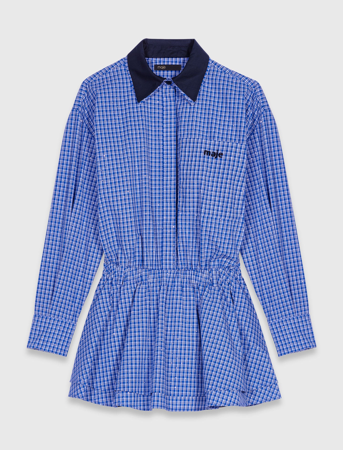 Mono de algodón elástico con strass