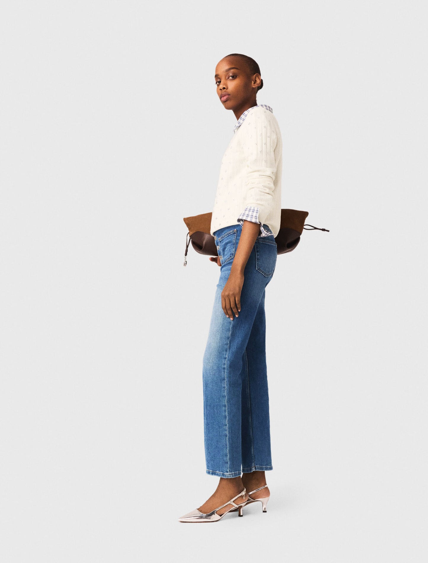Vaqueros denim con bolsillos