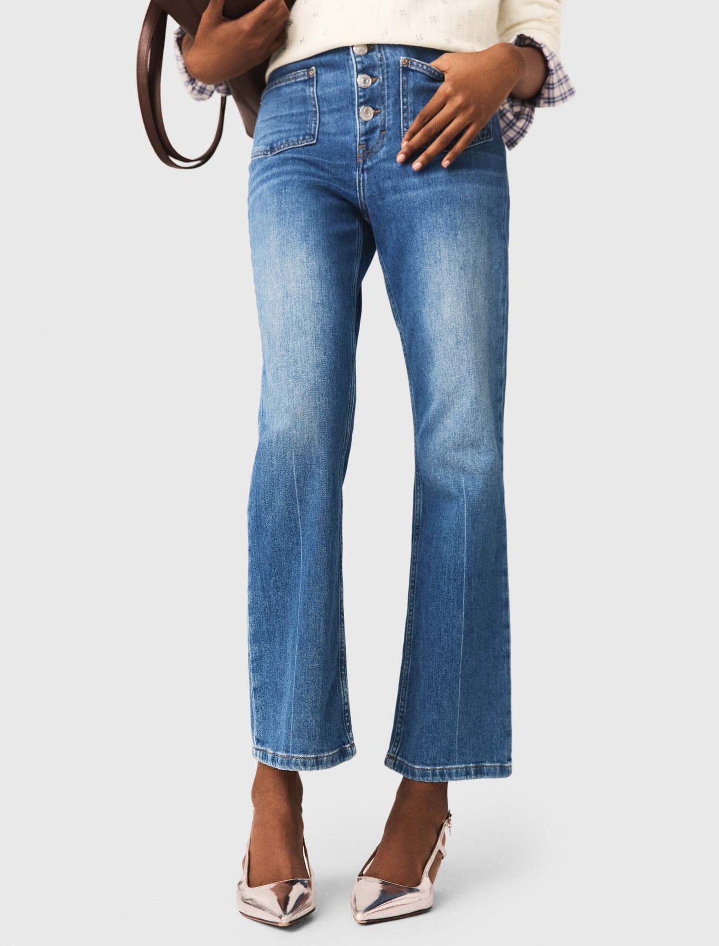 Vaqueros denim con bolsillos