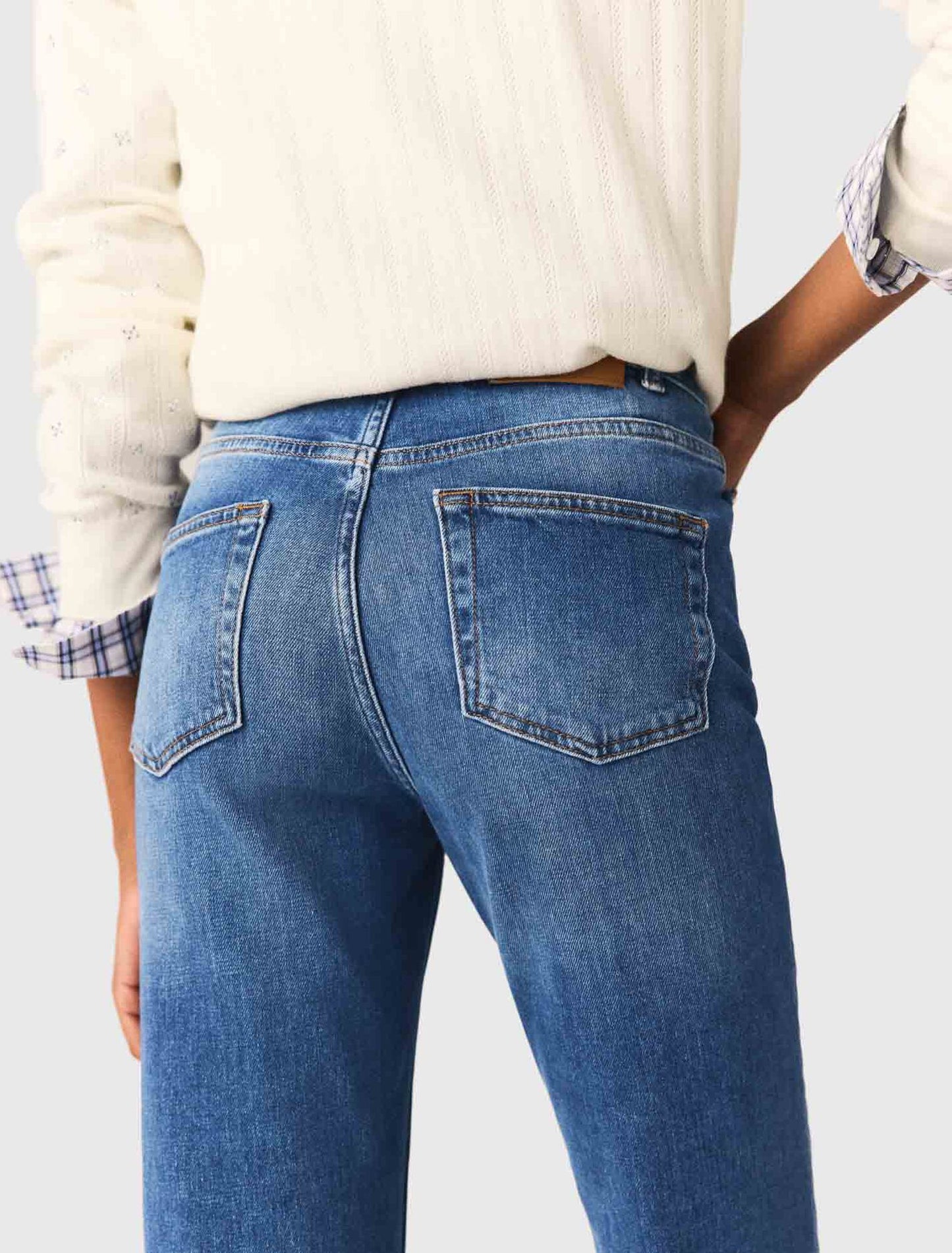 Vaqueros denim con bolsillos