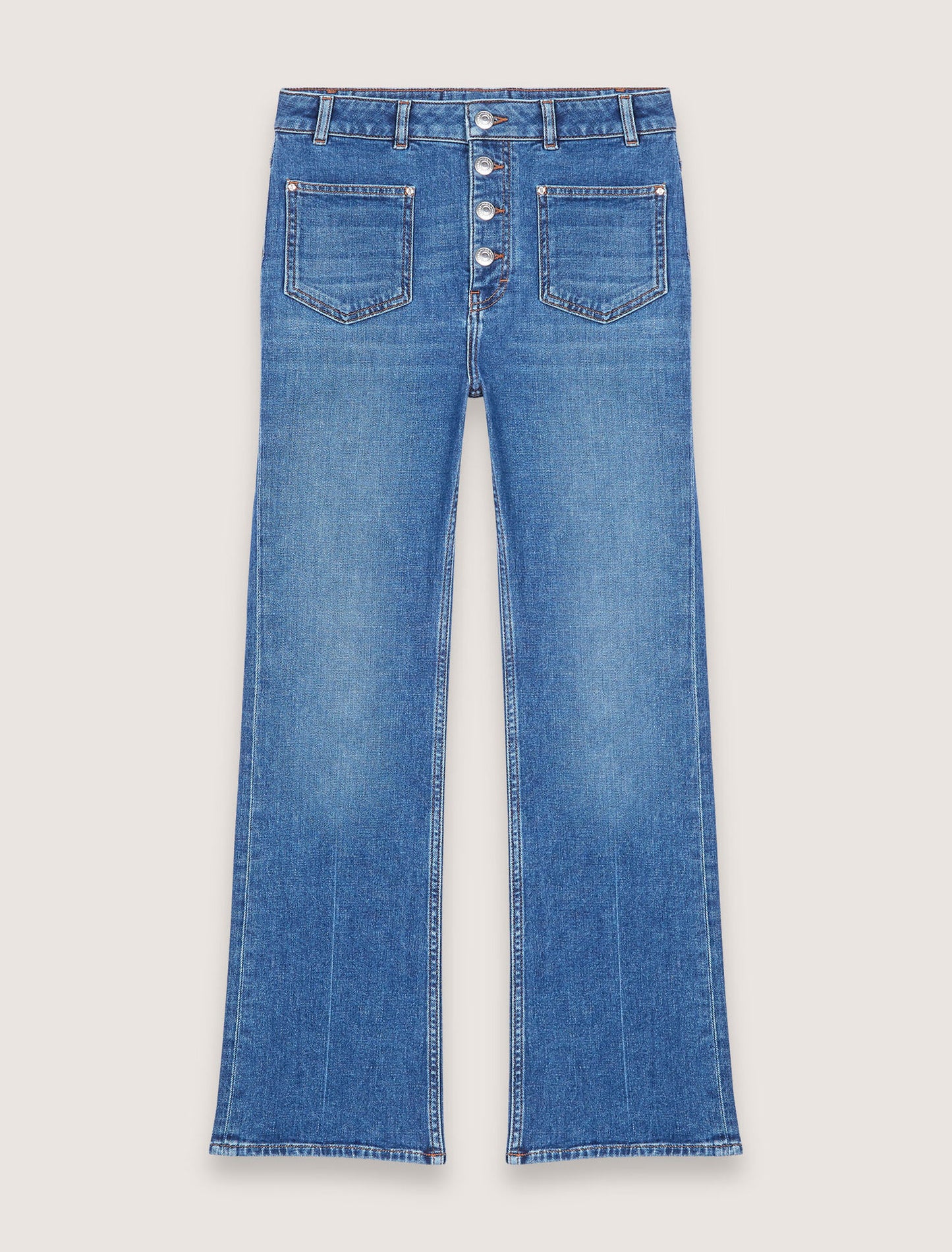 Vaqueros denim con bolsillos