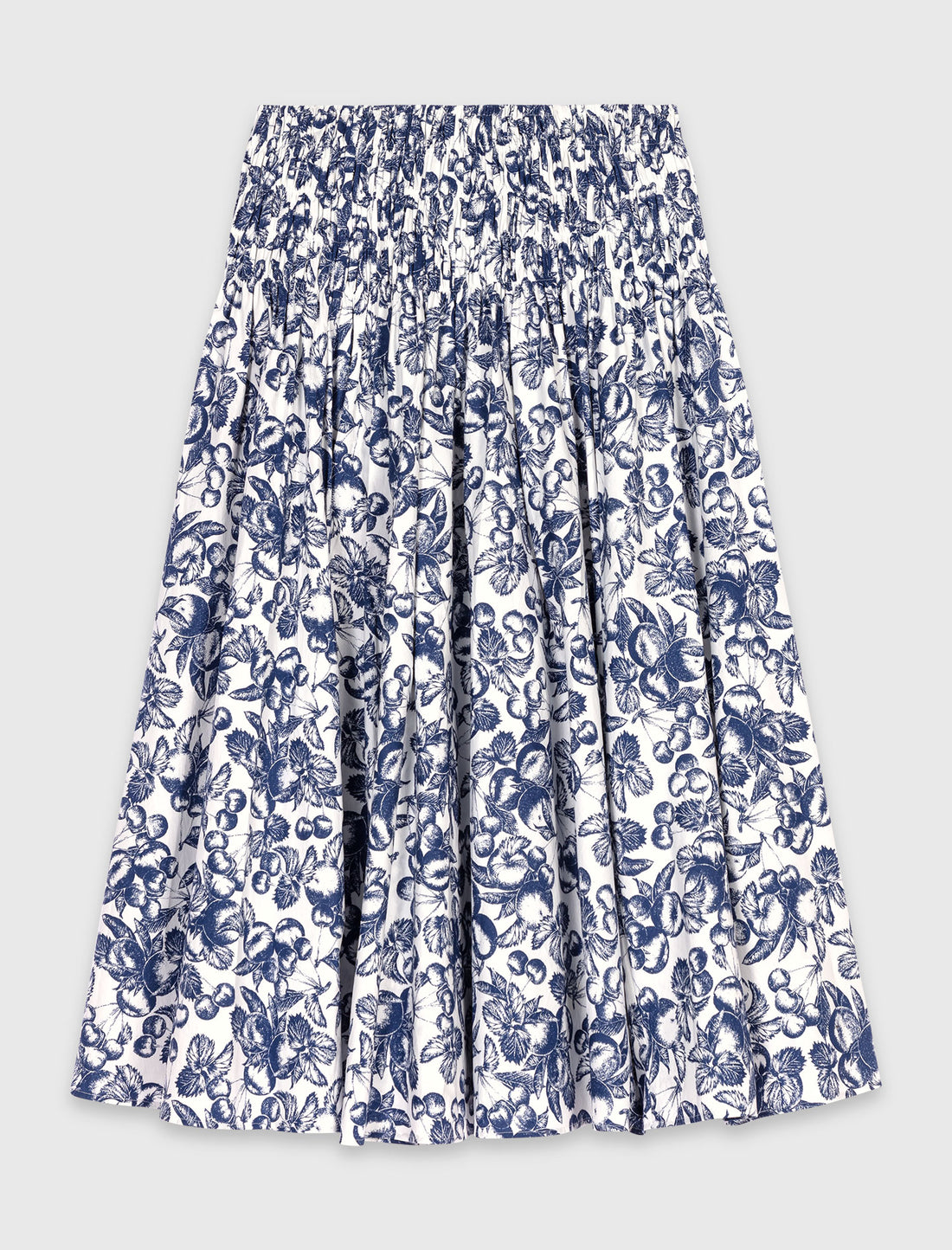 Falda larga estampada