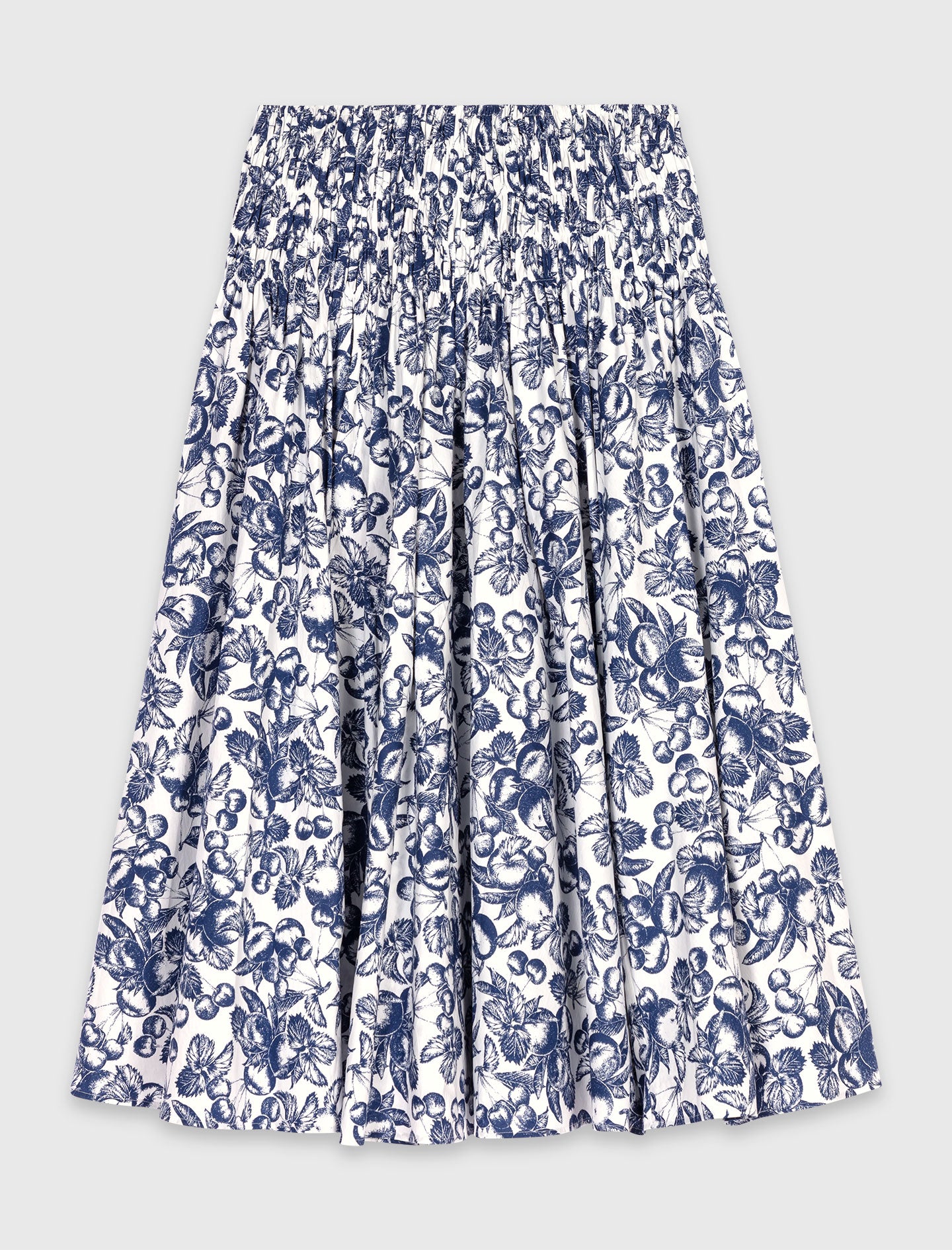 Falda larga estampada