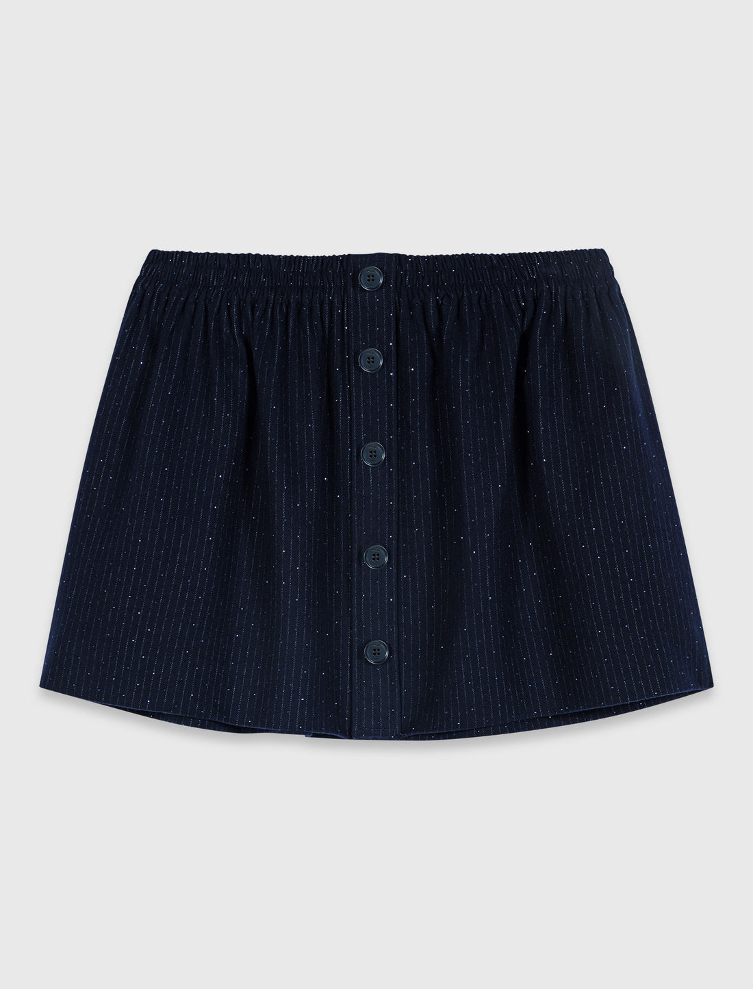 Falda corta sastre con strass