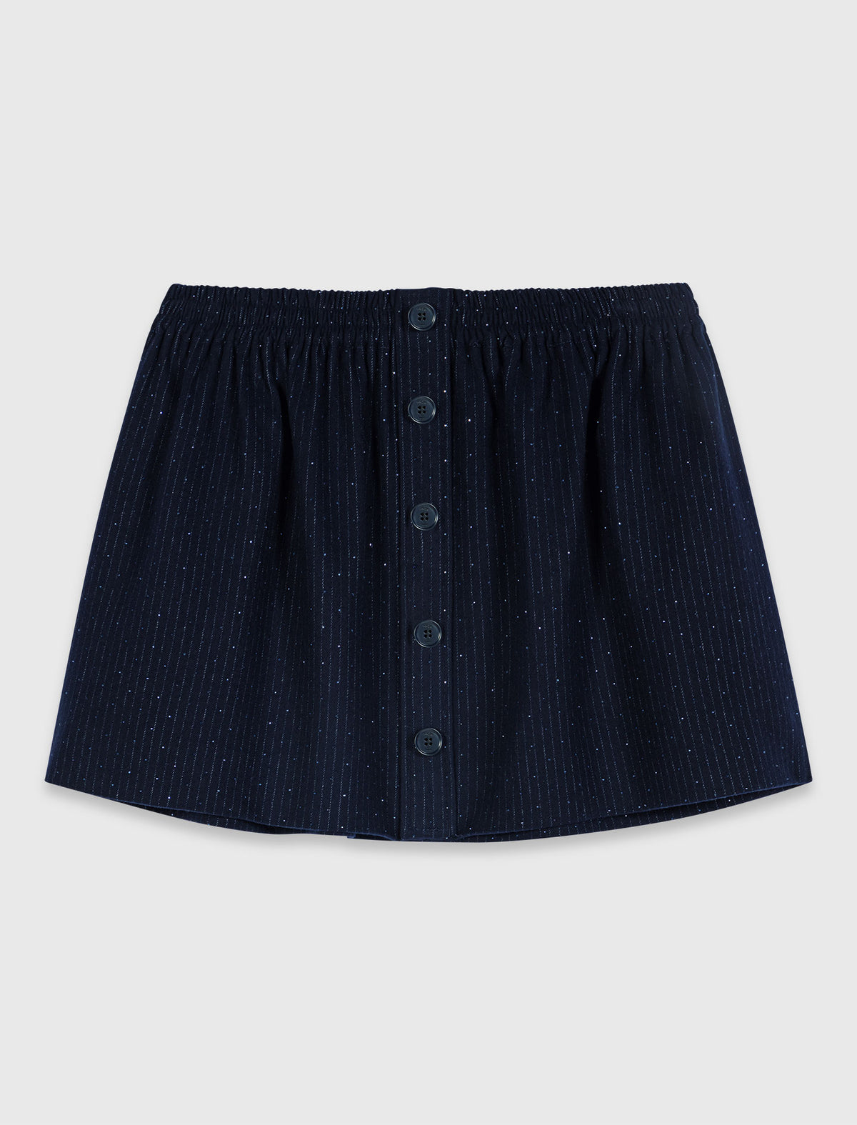 Falda corta sastre con strass