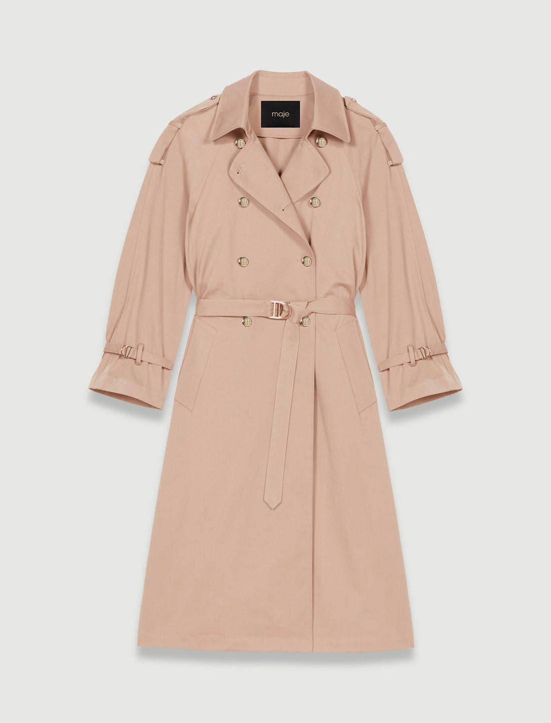 Gabardina oversize