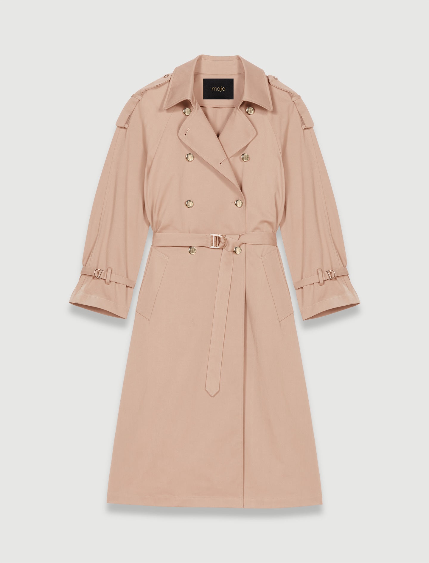 Gabardina oversize
