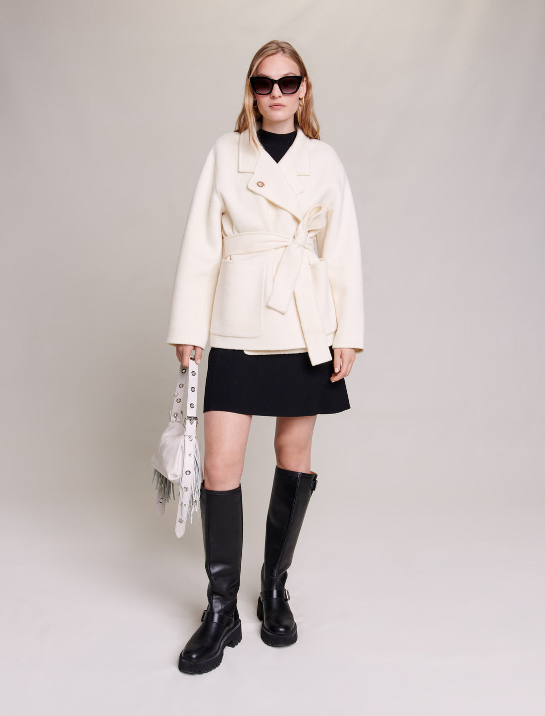 Chaqueta de lana estructurada