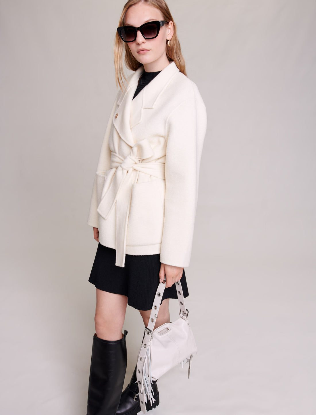 Chaqueta de lana estructurada