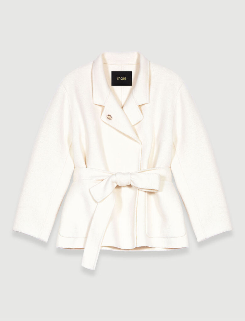 Chaqueta de lana estructurada
