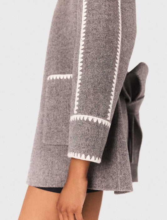 Abrigo corto reversible