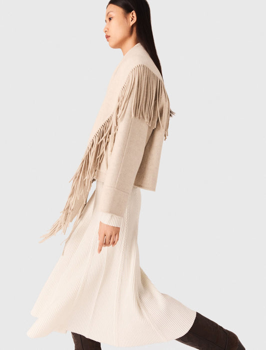 Abrigo corto de lana