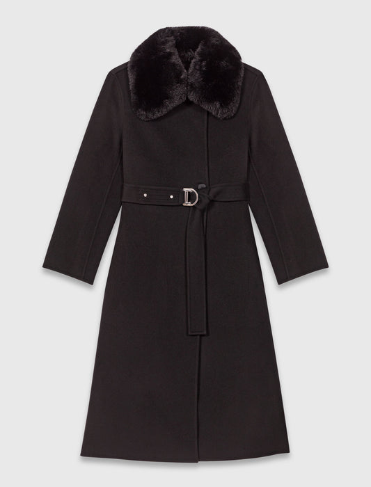 Abrigo reversible con cuello desmontable