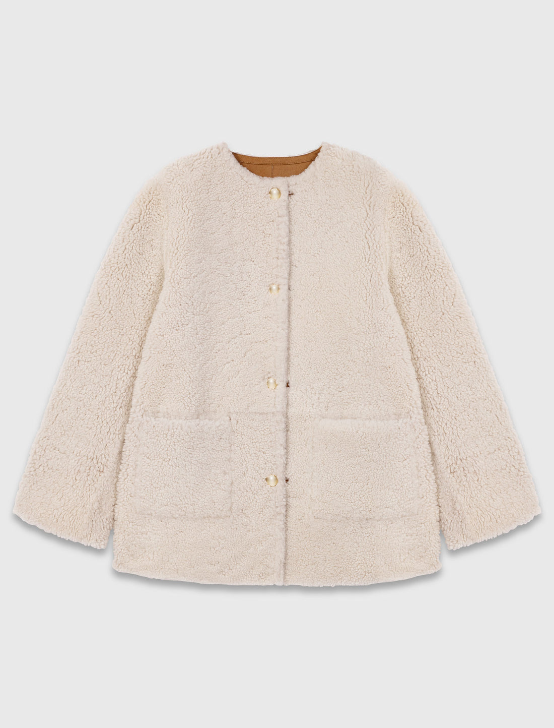 Abrigo reversible de cuero