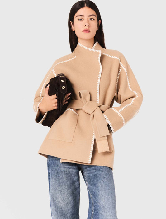 Abrigo corto reversible