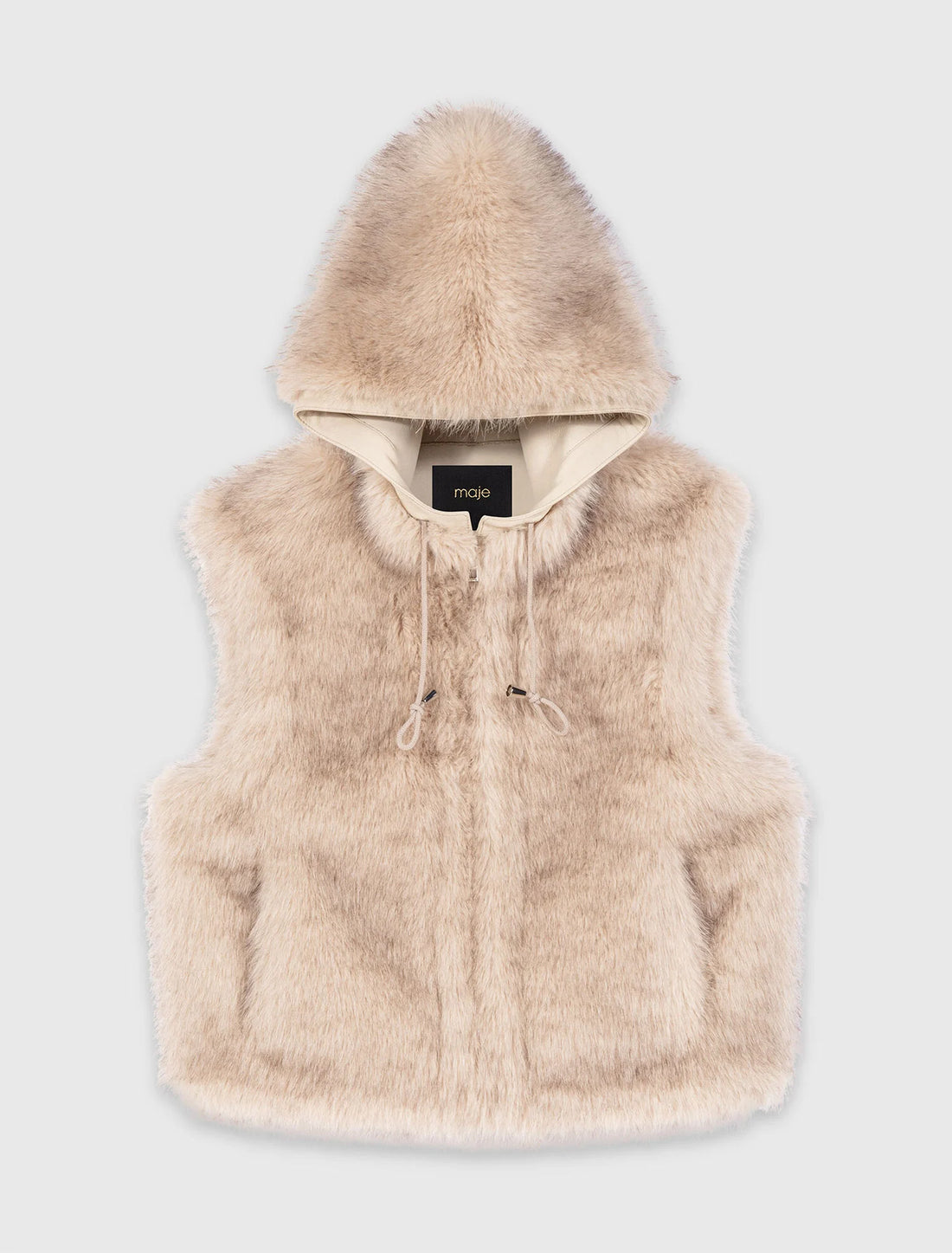 Cazadora corta de piel sintética